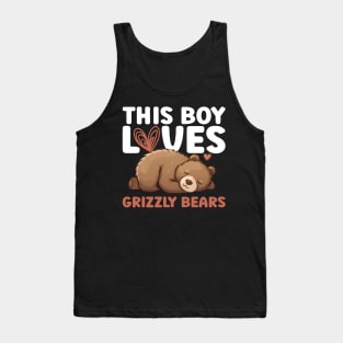 This Boy Loves Grizzly Bears - Grizzly Bear Tank Top